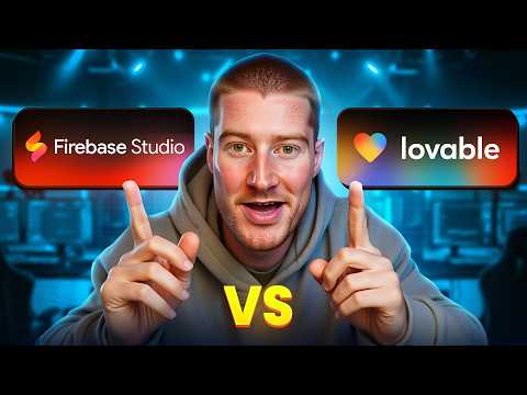 NEW Google Firebase Studio vs Lovable (Which Should You Use?)